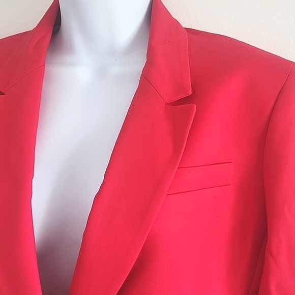 NWT J. Crew Helena Blazer In City Twill Vintage Red Size Medium - Picture 5 of 11